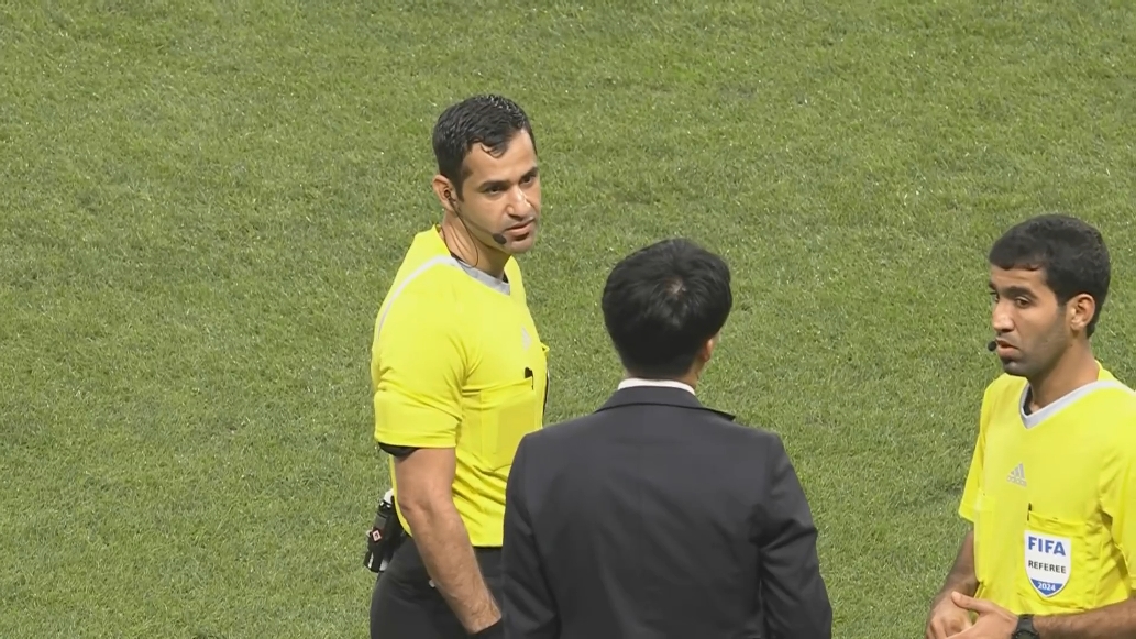  賈西姆執(zhí)法亞冠海港客戰(zhàn)神戶勝利船，此前主哨國足0-7日本
