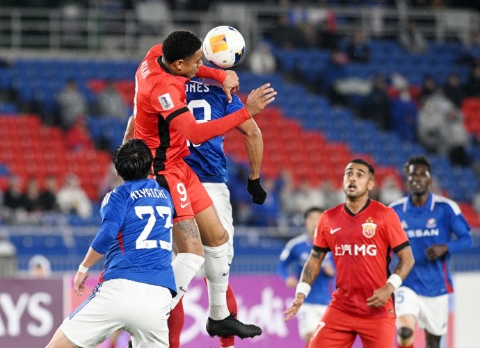  亞冠精英聯(lián)賽1/8決賽次回合，橫濱水手4比1上海海港
