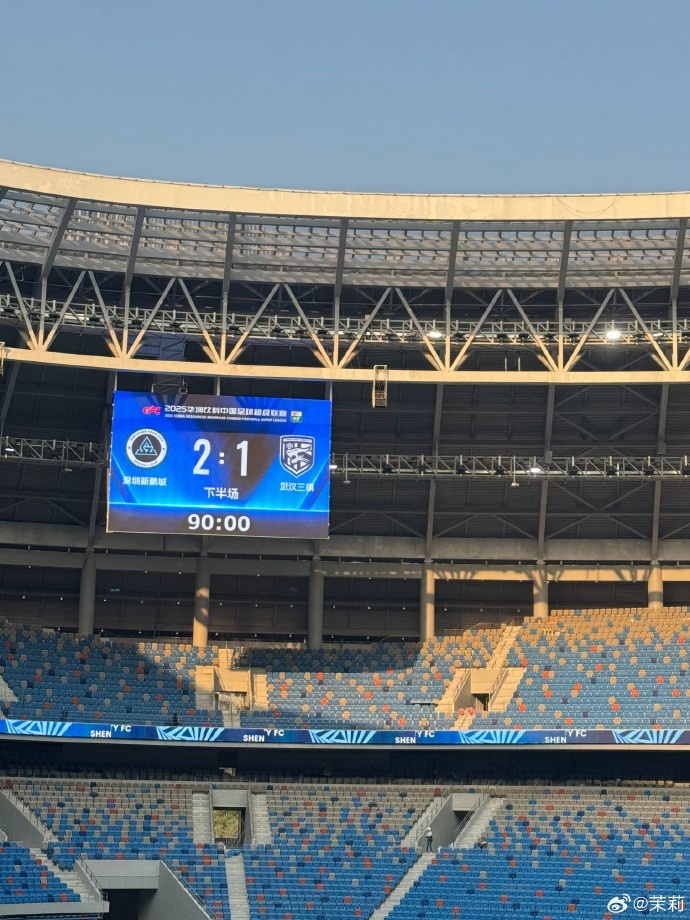  熱身賽：深圳新鵬城在常規(guī)時(shí)間2-1勝武漢三鎮(zhèn)，在加時(shí)賽2-2戰(zhàn)平