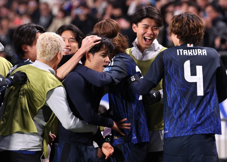  日本隊(duì)22名旅歐球員中15人來自五大聯(lián)賽，是22年3月出線時(shí)的兩倍
